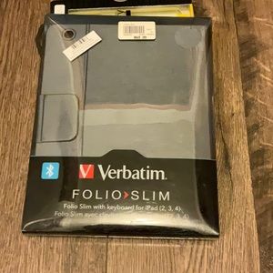 Verbatim Folio Slim with keyboard for iPad 2,3 &4